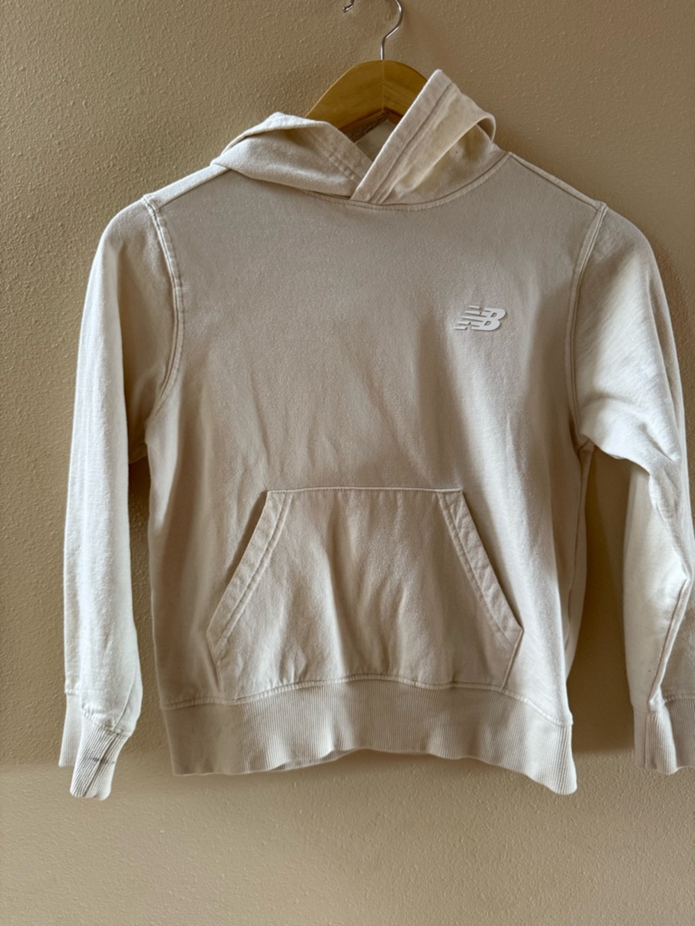 New Balance Youth Cream Hoodie